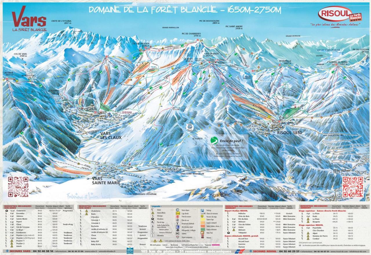 Apartament Le Perce-Neige Centre Station Risoul Zewnętrze zdjęcie